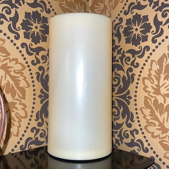 Accents Standard Flameless Outdoor Pillar Candle Ivory Poshmark